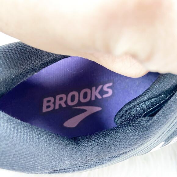 Hoka One One 7.5 Womens Bondi 7 Black White Athletic Running Shoes Sneakers - Picture 12 of 14